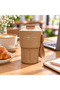 360 ml Stainless Steel Vacuum Thermos Cup – Hot and Cold Beverage Thermos, with Lid and Carrying Strap - 3
