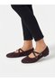 Ac312659 Suede Cross-Buckle Soft Flexible Women's Ballet Flats - 2
