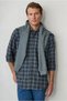 Long Sleeve Regular Fit Pocketed Plaid 100% Cotton Sports Shirt - 6