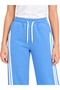28010-26 Girl's White Striped Wide-Legged 3-Yarn Ruffled Sweatpants 13–16 Years Old - 6