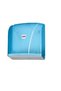 Z-Fold Towel Dispenser with 300 Paper Towel Capacity - Transparent Blue - 2