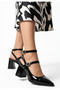 Kahri Black Patent Leather Heeled Shoes Black - 2