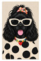 Auraplus Dog Figured Retro Pop Pattern Woven Base Decorative Carpet Auraplus96 - 3