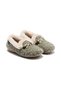 Joya Buckle Plush Women's Home Shoes Green 37/41 - 2