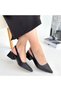 Morji Black Skin Heeled Shoes - 4