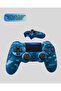 Bluetooth Kablosuz PS4 Gamepad Çift Motorlu Siyah Controller - 3