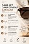 Flora Cat Eye Black Framed Yellow Ultra Light Uv400 Filtered Women's Sunglasses - 5