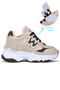 Sneakers - Beige - Short heels (1–4 cm) - 4