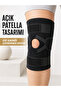 Open Patella Ligament Knee Brace with Side Support, Flexible Adjustable Knee Support -