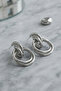 316L Steel Silver Color Hoop Model Earrings - - 2