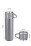 Stainless steel thermos set with 3 cups vacuum thermos set 500 ml up to 12 hours heat preservation - 3