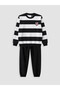 Black Besiktas Printed Boys Tracksuit Set - 3