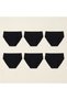 Young Men's Cotton 6 Pack Black Color Slip Bb2839 - 3