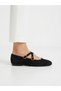 Ac312659 Suede Cross-Buckle Soft Flexible Women's Ballet Flats - 2
