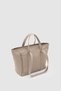 Voyage Canvas Shoulder Bag Mink - 5