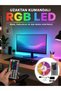 Rgb Led Strip with Remote Control 5 Meters 12V 5050 Smd Multi Color Decorative Light Set