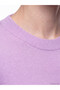 Alita City Lcw Comfort Lilac Knitwear Plain Oval Neck Women's Sweater - 3
