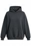 Unisex Smoked Relax Fit Cotton 3 Thread Hooded Jogger Tracksuit Set - 3