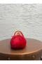 Women's Red Rabbit Feather Bowknot Casual Ballerinas 1 cm Byndtav01 - 5