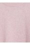 Alita City Farkıyla Xside Pink Knitwear Plain Oval Neck Women's Sweater - 6