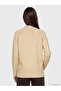 Two Mt Shop Quality Lcw Modest Yellow Knitwear Plain Oversize Women's Tunic - 5