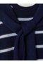 Peak New Season Anthracite Striped Knit Sweater for Women. - 6