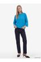 Alita City Lcw Vision Turquoise Knitwear Plain Oval Neck Women's Sweater - 2