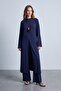 Women's Slit Casual Tunic Trousers Set 14549