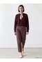 Quality Pieces from Çelebi Store Women's Knitwear Sweater with Collar and Scarf - 3