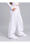 Girls' White Loose-Headed Bottomwear 100% Cotton 3-Ply Fabric Without Shardon (4-Season) - 4