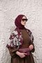 Lin Puanlı Voile Scarf 90X90 cm