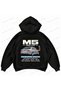 Bmw M5 E39 Graphic Printed Oversize Boxy Hooded Sweatshirt