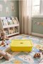Yellow Lid Medium Size 9 Liters 40X30X10 cm Polypropylene Plastic Organizer - Toy Box and Storage Basket - 5