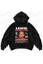 Lewis Hamilton F1 Printed Oversize Boxy Hooded Hoodie Sweatshirt