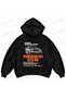 Porsche 911 Gt3 Rs Printed Oversize Boxy Hooded Sweatshirt