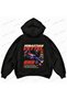 Sebastian Vettel F1 Printed Oversize Boxy Hooded Sweatshirt