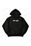 Bmw M3 E30 Printed Black Oversize Boxy Hoodie Sweatshirt - 2