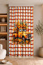 Vintage Pickup Truck and Pumpkin Patterned Digital Printed Single Wing Background Curtain (with Throw Pillow Cover as a Gift)