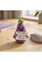Mini Pocket Crochet Doll with Positive Words Card Cute Woolen Emotional Inspirational Support Knitted Fabric Animal Doll Presents for Home and Office Decor (Eggplant) - 2