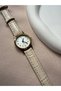 Minimal Women's Wristwatch Cream - 7