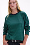 100% Cotton Oversized Crew-Neck Striped Jersey Long-Sleeve T-Shirt I7904AX26AU