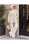 Women's Buttoned Double Pocket Loose Oversize Long Sleeve Knitwear Cardigan - 4