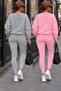2-Piece Zero-Collar Winter Shardooned Unprinted Women'S/Men's Unisex Model - 2