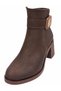 Women's Buckle-Strapped Thick-Heeled Ankle Boots Stylish Short Boots - 3