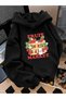 Adult Hoodie Hooded Printed 3 Thread Raster Winter Sweatshirt