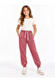 22810-26 Girls' 3-Thread Ripped Jogger Sweatpants, Elastic Waist with Drawstring, Double Pockets with Lace-Up and Button Detail, 9-12 Years - 2