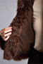 Regular Fit Faux Fur Brown Women's Jacket I0270Ax/Bn530 - 6