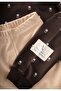 Velvet Leggings Sweatshirt Set 2-10 Years Brown - 3