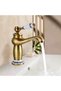 Rustic Antique Washbasin Faucet Bathroom Tap Aged Porcelain Processing Fixture Authentic Copper Retro - 4