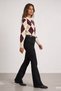 Crop Flare Black Women's Jean Trousers 26K0294K1 - 3
